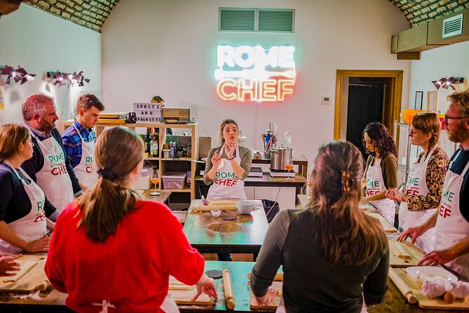 2-in-1 Pasta and Tiramisu Cooking Masterclass in Rome - Rolling fresh fettuccine by hand