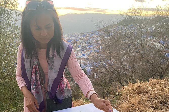 3-Hour Cooking Class overlooking the Blue City - Walking from the blue medina to the family farm