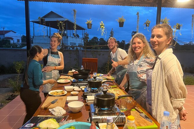 3-Hour Siem Reap Guided Cooking Class and Market with Pick up - Three courses, with room for personal choices
