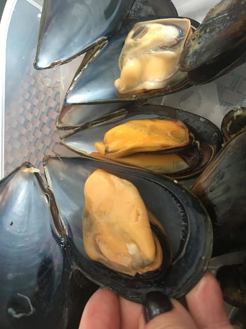 A Coruña: Local Market Shopping and Cooking Workshop - Sitting down to eat what you prepared