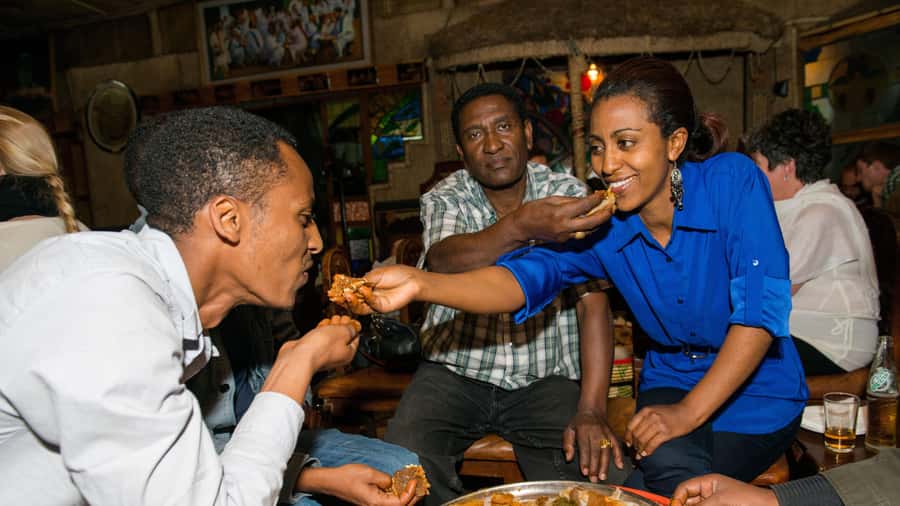 Addis abeba Full Cooking class. - Cooking shiro wot beside the bread