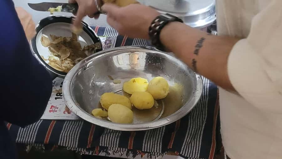 Alleppey Homely Cooking Class - Prawns Puttu and the role of coconut