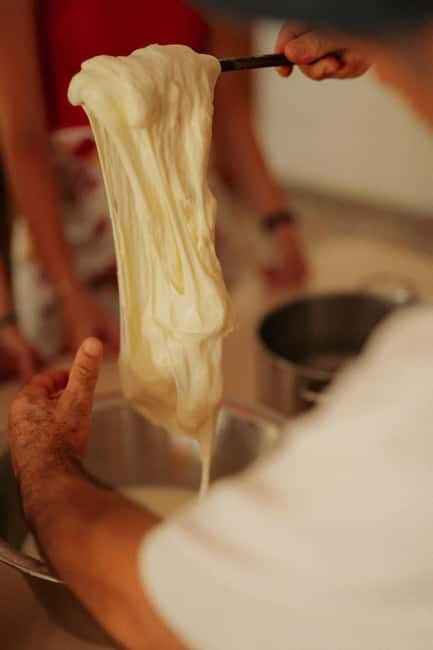 Amalfi: Cooking Class with Pasta, Mozzarella, and Tiramisù - Rolling pasta and preparing tagliatelle