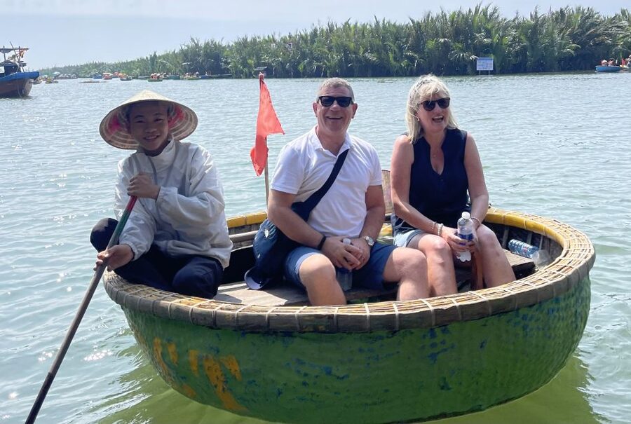 An incredible Hoi An - Water buffalo riding & cooking class - Planting rice in a flooded paddy