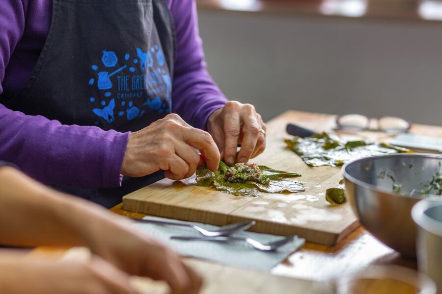 Athens: Food Market Visit and Cooking Class with Wine - Starting at The Greek Kitchen on Athinas Street