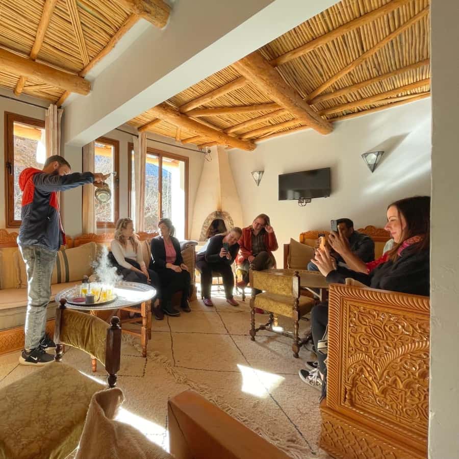 Atlas Mountains Day Trip: Market, Cooking & Village Walk - A village walk under walnut trees