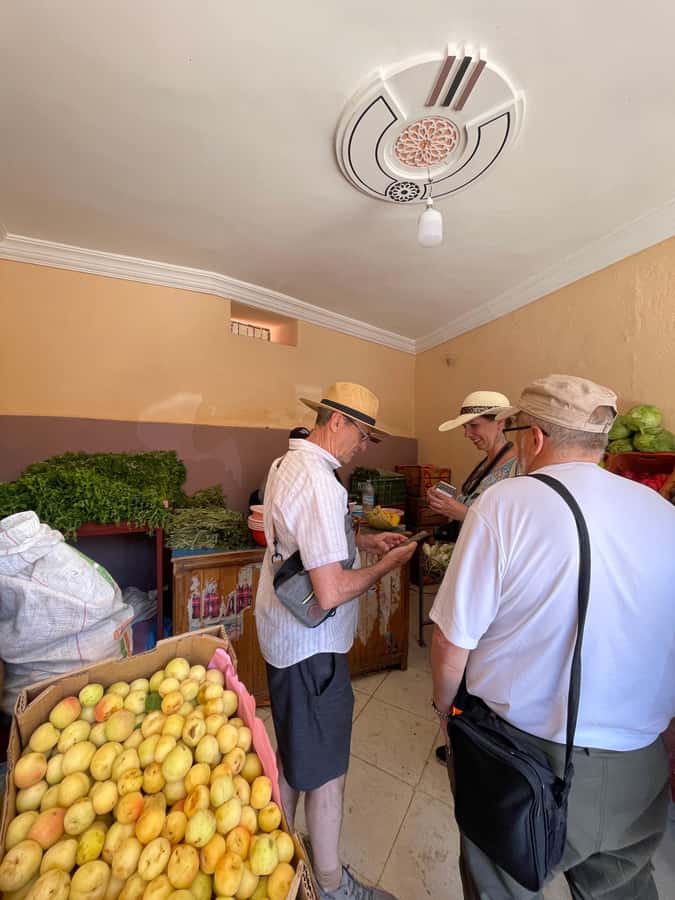 Atlas Mountains Day Trip: Market, Cooking & Village Walk - Mint tea with a view over Imlil Valley