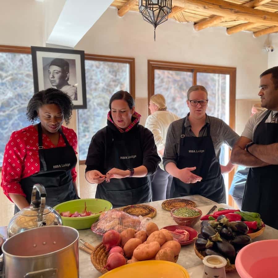 Atlas Mountains Day Trip: Market, Cooking & Village Walk - Returning to a homemade Moroccan meal