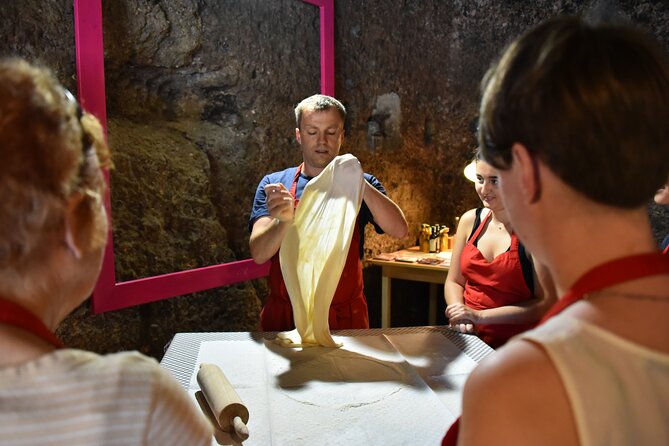 Austrian Apple Strudel Cooking Class including Lunch in Salzburg - Stretching dough the Austrian way