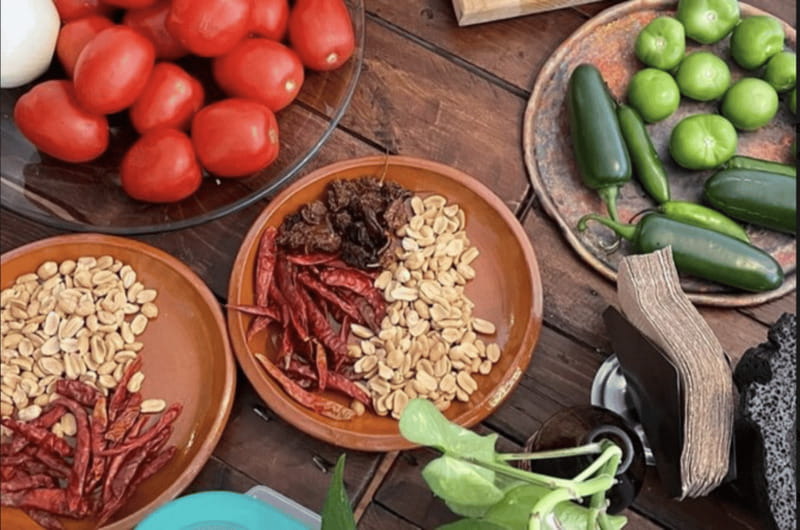Authentic Mexican Salsas Workshop - Starting at Tacuba’s Historic Church