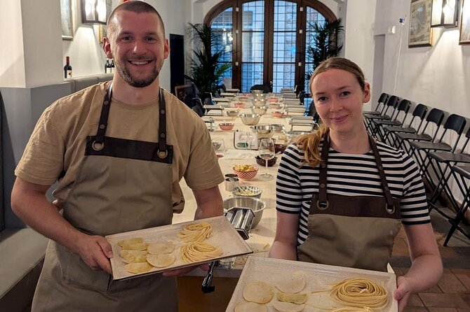 Authentic Pasta Making Class in Florence with a Local Chef - Mixing the dough with local ingredients