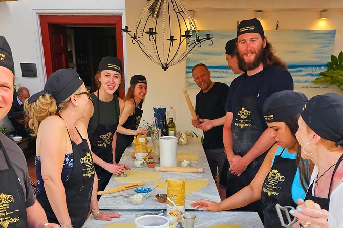 Authentic Pasta & Pizza Cooking Class with Sorrento Coast Pickup - Making Caprese Ravioli From Scratch