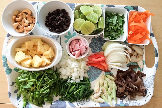 Authentic Thai Cooking Class in Bangkok with Apple & Family - Cooking green curry, spring rolls, and dessert