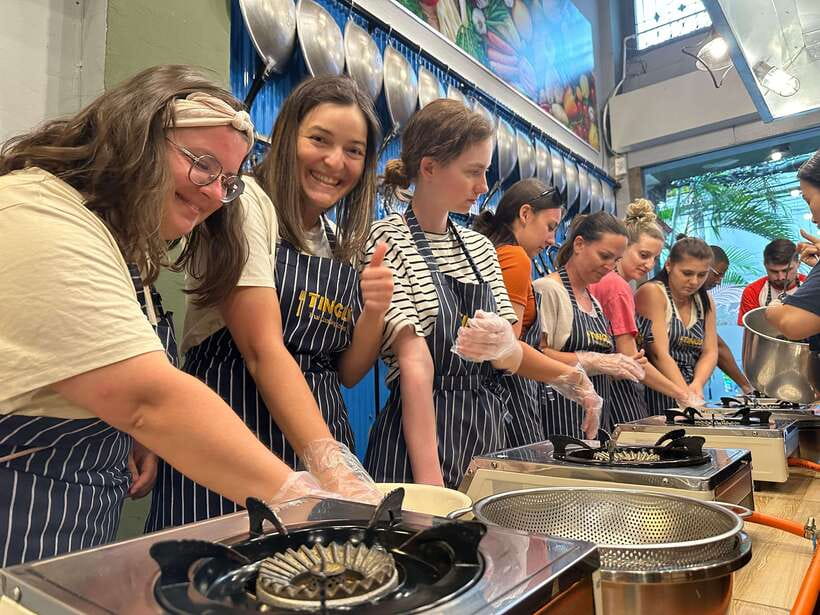 Bangkok: Tingly Thai Cooking School Half-Day Cooking Class - Food Allergies, Vegetarian Choices, and Spice Levels