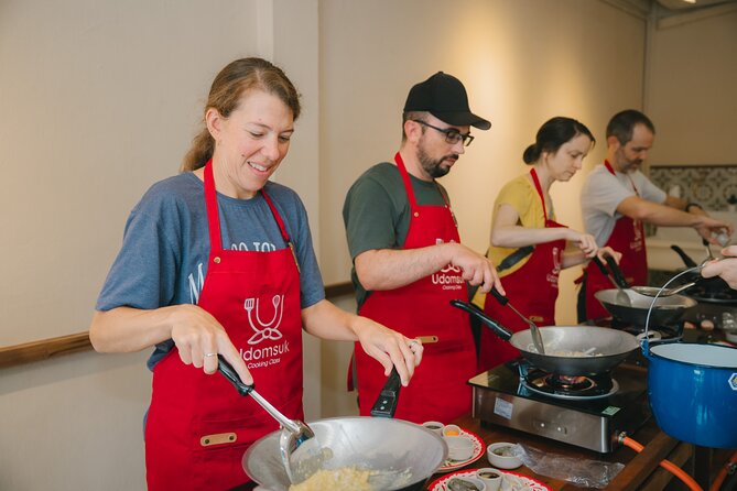 Bangkok Udomsuk Thai Cooking Class with local market tour - Cooking Authentic Thai Home-Style Dishes