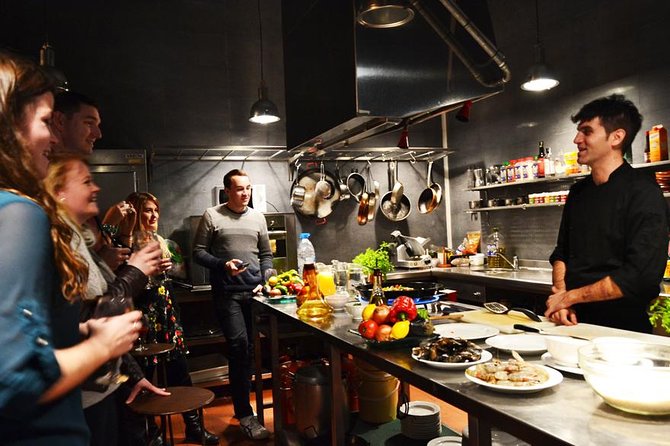 Barcelona Interactive Spanish Cooking Experience - From La Boqueria to the cooking school