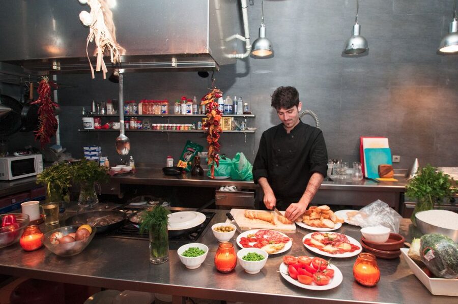 Barcelona: Paella Cooking Experience & Boqueria Market Tour - Sangria, with one small caveat