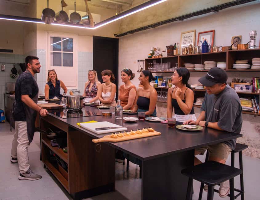 Barcelona: Paella & Tapas Cooking Class with Sangria - Key details at a glance