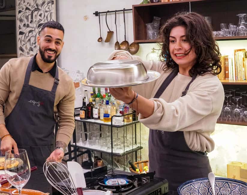 Barcelona: Tortilla de Patata Cooking Class & Unlimited Wine - Cooking the Classic Spanish Omelette