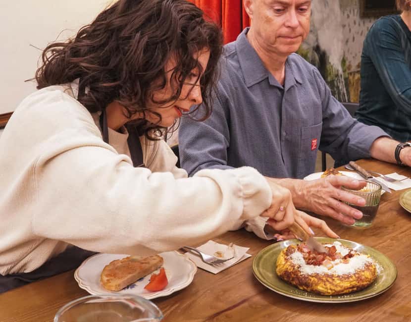 Barcelona: Tortilla de Patata Cooking Class & Unlimited Wine - Adding Toppings To Make Your Own Version