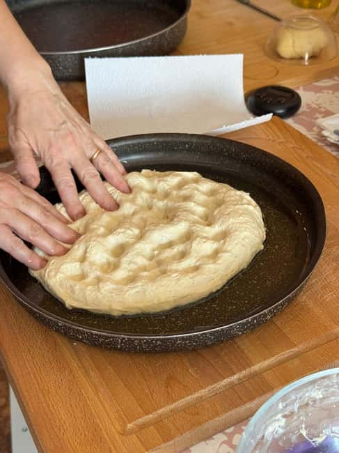 Bari: Apulian Cooking Class - Fresh Pasta and Focaccia - Kneading and baking Bari-style focaccia
