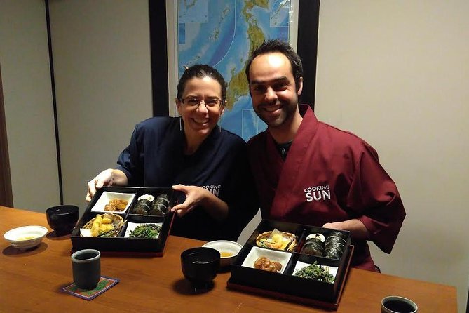 Bento Box Cooking Class - The bento meal at the end