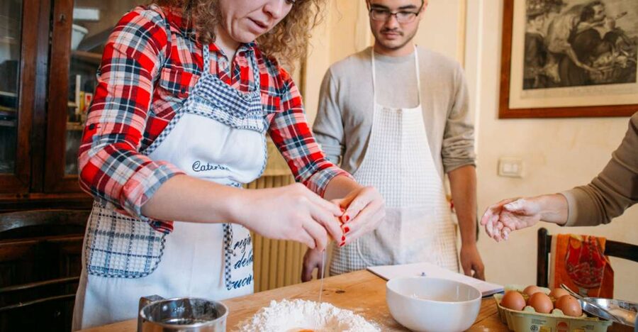 Bergamo: Pasta & Tiramisu Cooking Class at a Local's Home - Making tiramisu before the final meal