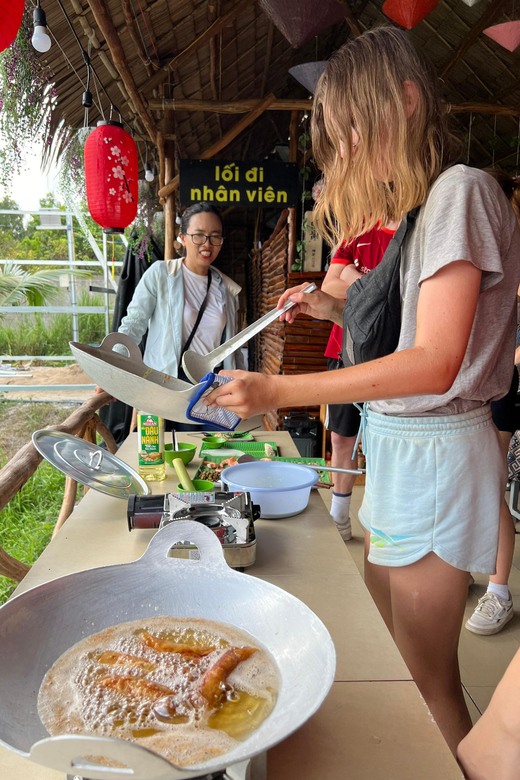 Biking and cooking class in the rural tour at Can Tho - Cycling rural paths at an easy pace