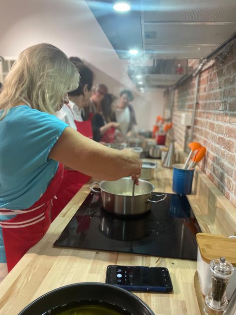 Bilbao: Basque Pintxos and Tapas Cooking Class - Chopping, stirring, and making four pintxos