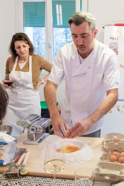 Bologna: In-Home Italian Pasta Making Workshop with Wine - A Homemade Tiramisu Finale