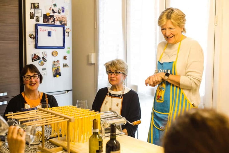 Bologna: In-Home Italian Pasta Making Workshop with Wine - The Social Side of the Evening