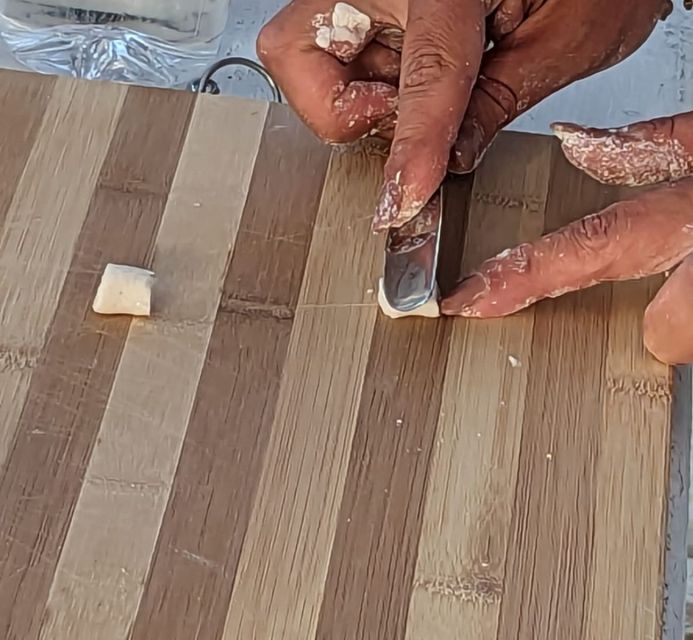 Brindisi: Cooking Class and Tasting in the Olive Grove - Shaping orecchiette with your hands
