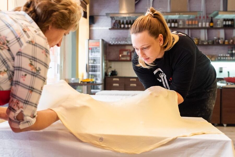 Budapest: Cooking School – Hungarian Menu & Local Market - Preparing a three-course Hungarian lunch