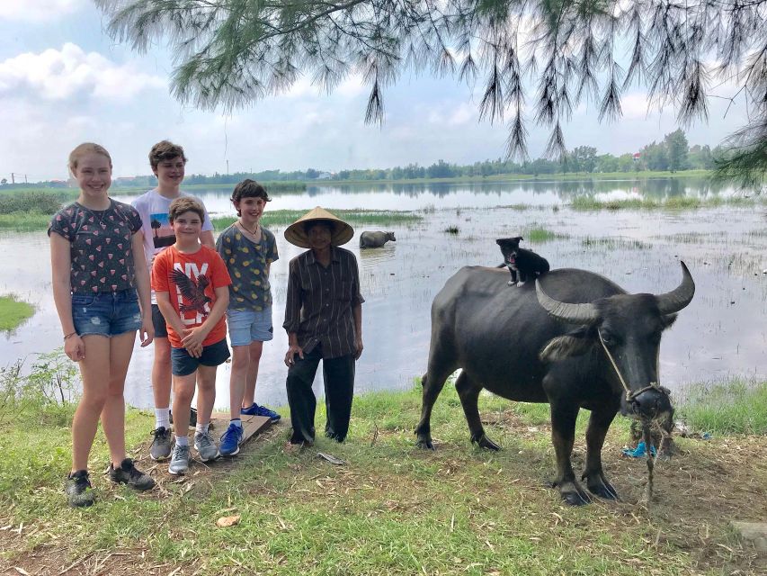 Buffalo Riding, Basket Boat and Cooking Class: Hoian/Da Nang - Cam Thanh Coconut Village and the Waterways