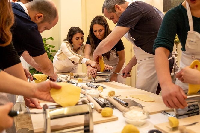 Cesarine: Home Cooking Class & Meal with a Local in Catania - Making fresh pasta at your own station