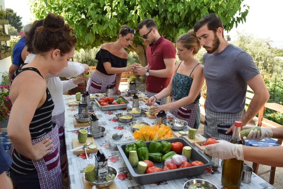 Chania: Authentic Cooking Class in the White Mountains - Cheese, wine, and the first tastes of Crete