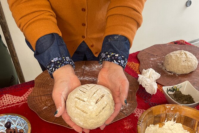Chania Sourdough Bread Class - Olive Oil Tasting - Mixing and shaping your personal loaf