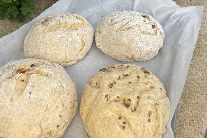 Chania Sourdough Bread Class - Olive Oil Tasting - Harvesting vegetables for a Cretan table