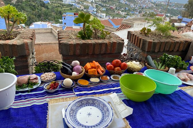 Chefchaouen Private Cooking Class with Mountain View - Eating the meal you prepared