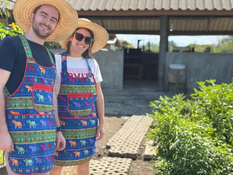 Chiang Mai : Thai Cooking in Farm with a Local Train Trip - Learning Thai cooking through balance