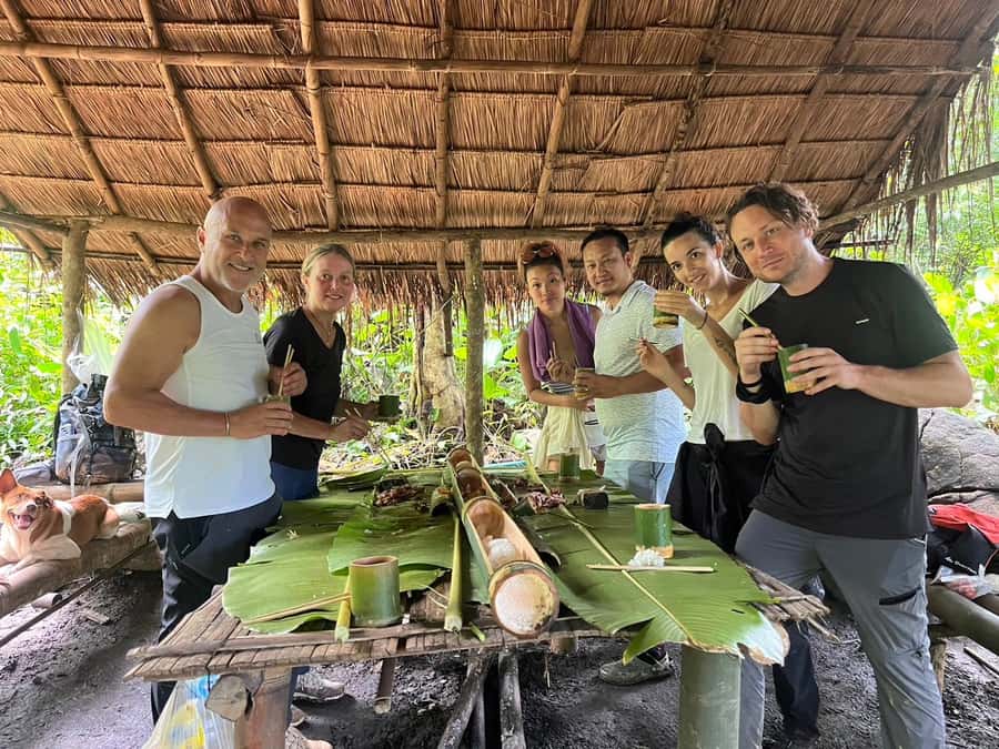 Chiang Rai: Jungle Adventure-Group Trekking & Bamboo Cooking - Hot springs are the right final stop