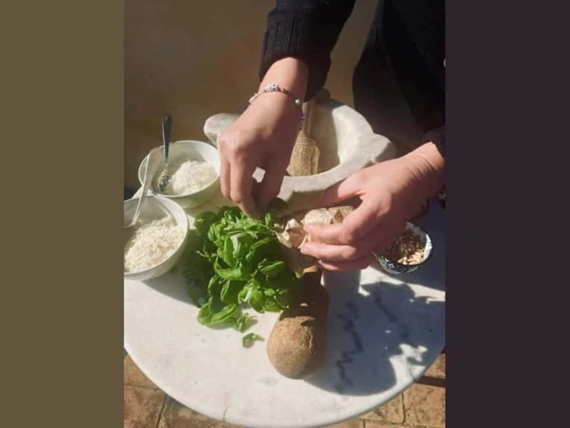 Cinque Terre: Pesto Cooking Class at a Local's Home - The host and the human side of the visit