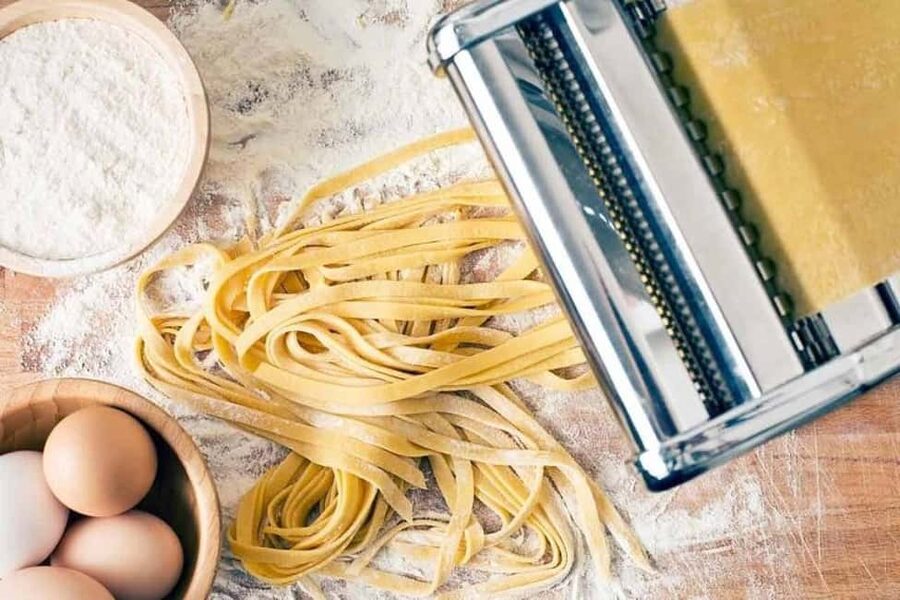 Colorful Tagliatelle and Ravioli Cooking Class near Arezzo - From worktable to three-course meal