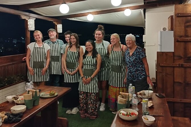 Cooking Class at Diamond Roof Garden - Preparing the starters, one Greek flavor at a time