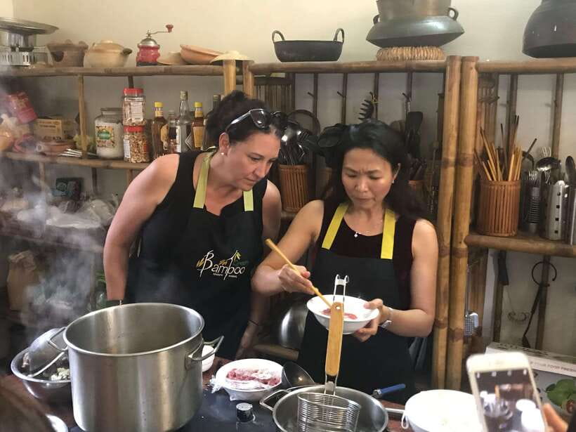 Cooking Class at Green Bamboo - Meeting Van Le near Cua Dai Beach