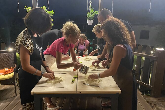 Cooking class, dinner and wine tasting near Lecce - The setting changes with the season
