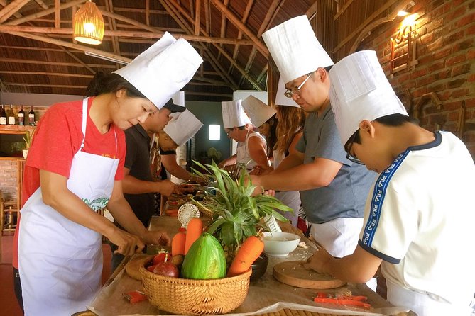 Cooking Class Hoi An:Local Market, Basket Boat, Fishing & Cooking - Eating the food you prepare