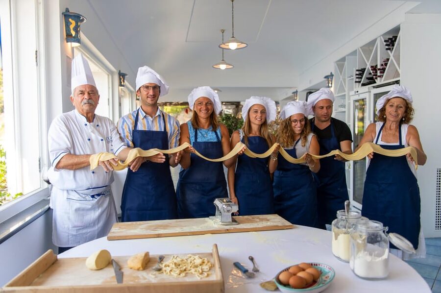 Cooking class: How to make Ravioli, Tagliatelle & Tiramisù! - Lunch with Prosecco, limoncello, and sea views