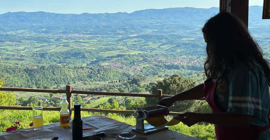 Cooking class in a private medieval village - The Tuscan setting is part of what you are paying for