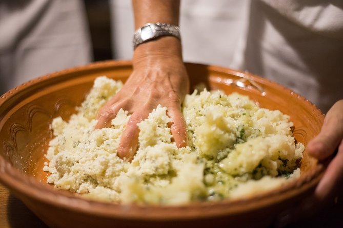 Cooking Class in a Secret Courtyard - Culurgiones (Sardinian Pasta) - Making Sardinian pasta in a secret courtyard